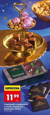Czekoladki z nadzieniem o smaku miętowym Biedronka, 200 g promocja w Biedronka