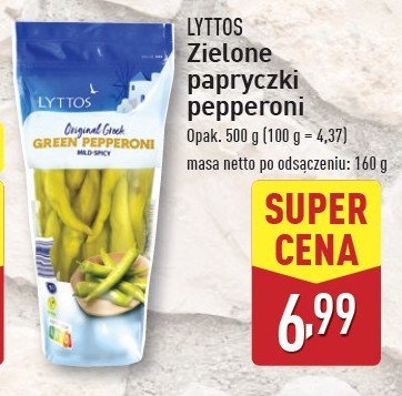 Papryczki pepperoni Lyttos promocja w Aldi