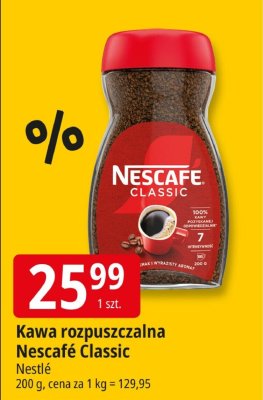 Kawa rozpuszczalna Nescafé Classic Nestlé promocja w Leclerc