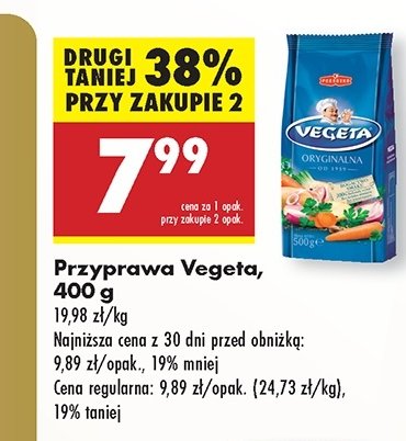 Przyprawa w słoiku Vegeta promocja w Biedronka