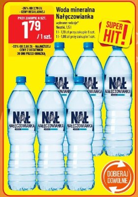 Woda mineralna Nałęczowianka promocja w POLOmarket