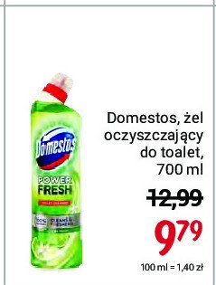 Żel do wc pine Domestos power fresh (wcześniej total hygiene) promocja