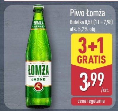 Piwo Łomża promocja w Aldi