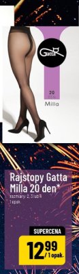 Rajstopy Gatta Milla 20 den promocja w POLOmarket