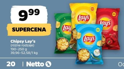 Chipsy Lay's promocja w Netto