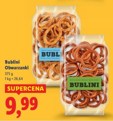 Obwarzanki Bublini promocja w Lidl