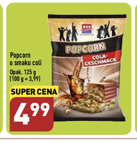 Popcorn o smaku coli XOX SNACK promocja