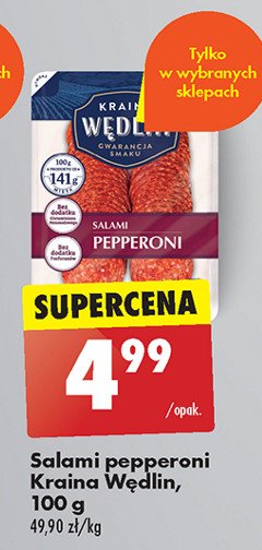 Salami pepperoni Kraina wędlin promocja