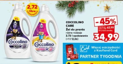 Żel do prania Care różne rodzaje 2,72 l Coccolino promocja w Kaufland