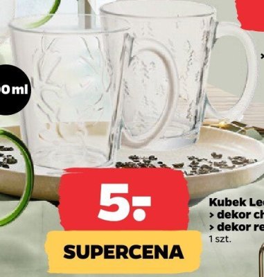 Kubek Leon dekor renifer  promocja w Netto