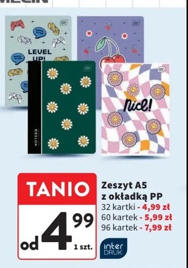 Zeszyt a5/32 k. z okładką pp Interdruk promocja