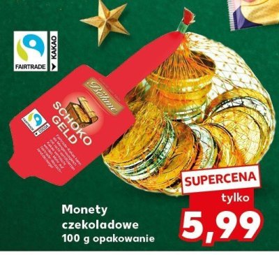 Monety czekoladowe promocja w Kaufland