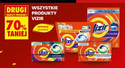 Kapsułki do prania Vizir do kolorów promocja w Biedronka