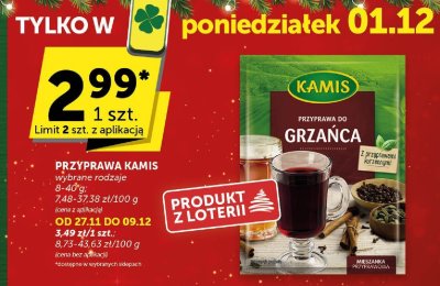 Przyprawa Kamis do grzańca wybrane rodzaje promocja w Groszek