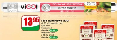 Folia aluminiowa viGO! promocja w Dino