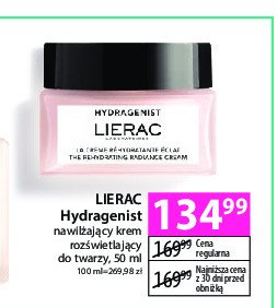 Krem do twarzy rozświetlający Lierac hydragenist promocja