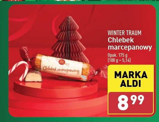 Chlebek marcepanowy w czekoladzie Wintertraum promocja