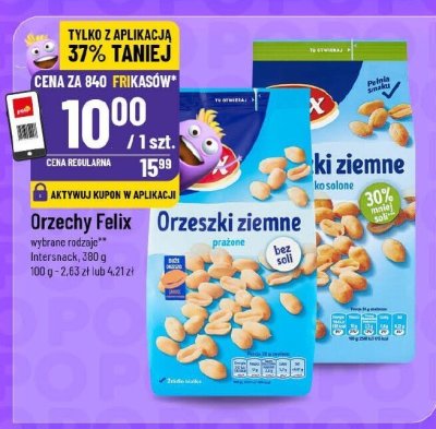 Orzeszki ziemne Orzeszki Felix różne rodzaje Intersnack promocja w POLOmarket