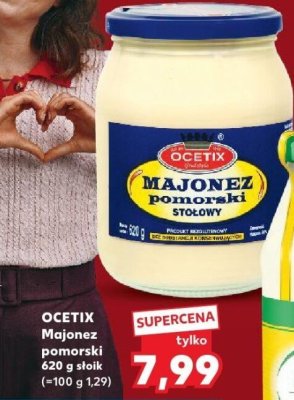 Majonez pomorski Ocetix 620 g promocja w Kaufland