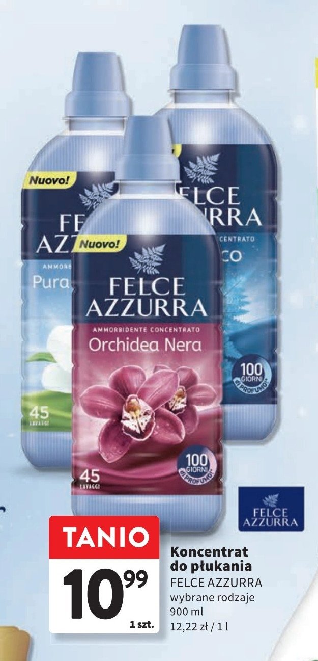 Płyn do płukania orchidea nera Felce azzurra promocja w Intermarche