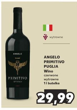 Wino Angelo primitivo promocja