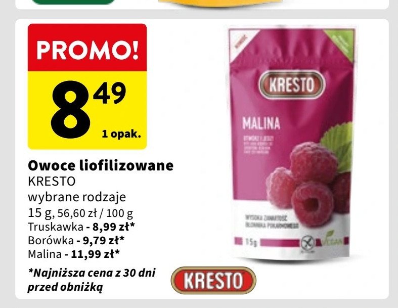 Truskawka Kresto promocja w Intermarche