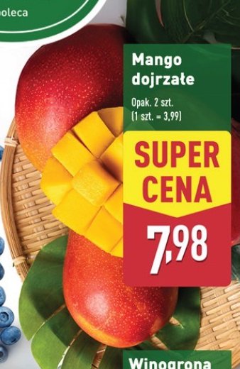 Mango dojrzałe promocja w Aldi
