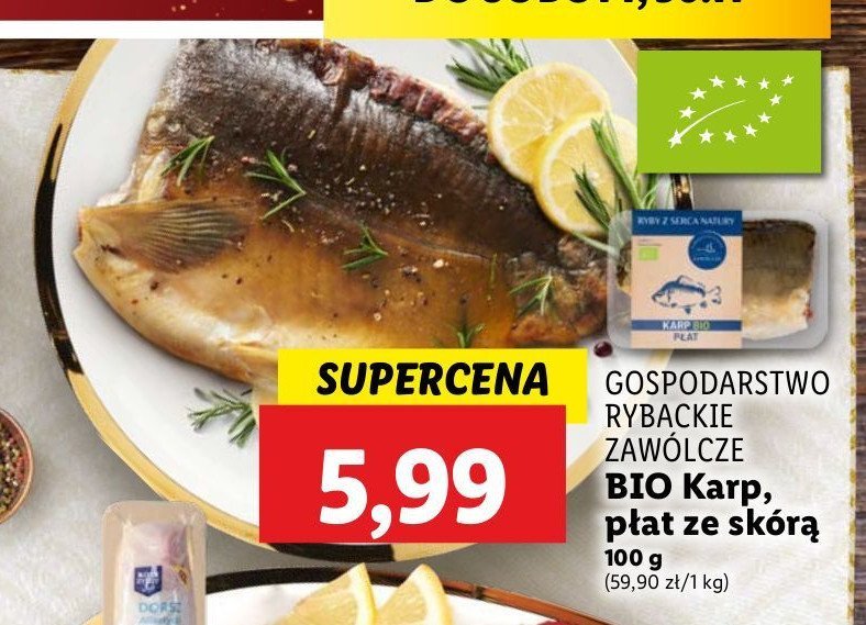 Karp płat ze skórą Zawólcze promocja