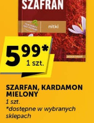 Szafran kardamon mielony Prymat promocja w Groszek