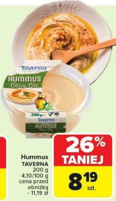 Hummus Taverna promocja w Carrefour Market