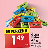 Guma do żucia Turbo guma Turbo (guma) promocja