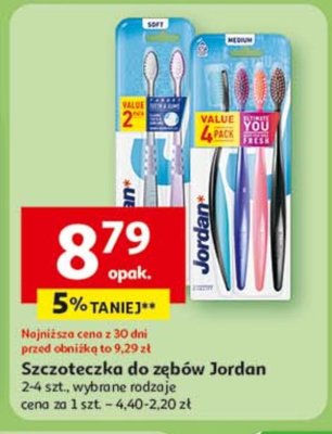 Szczoteczka do z臋b贸w 艣rednia Jordan ultimate you promocja