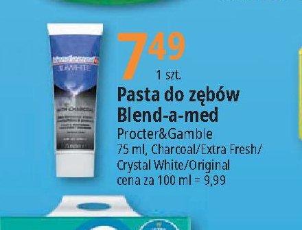 Pasta do z臋b贸w original Blend-a-med complete protect 7 promocja