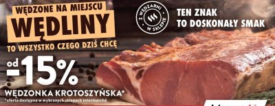 Wędzonka krotoszyńska promocja w Intermarche