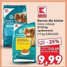 Karma dla kota z tuńczykiem K-classic promocja