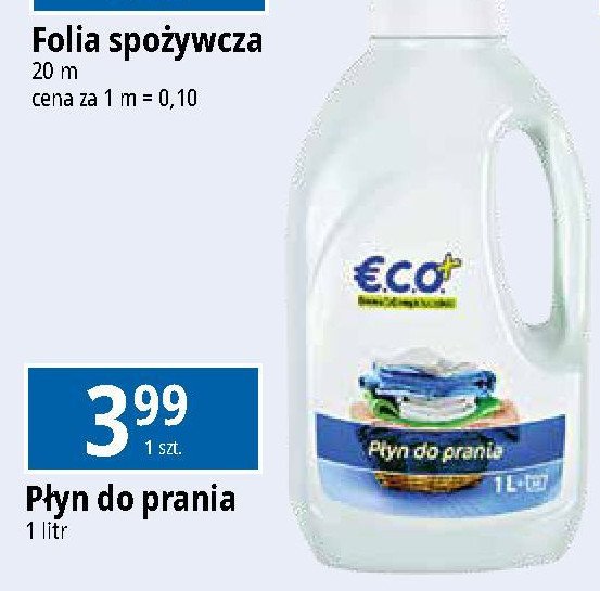 Płyn do prania Eco+ promocja