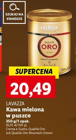 Kawa puszka Lavazza crema & gusto promocja