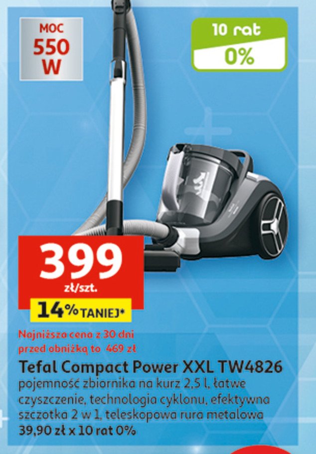 Odkurzacz compact power xxl tw4826 Tefal promocja