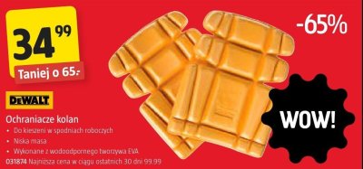 Ochraniacze kolan DeWalt promocja w Jula