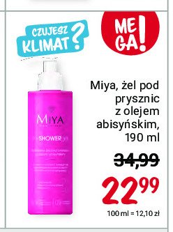Żel pod prysznic olejek abisyński Miya my shower gel Miya cosmetics promocja