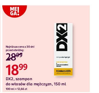 Szampon do w艂os贸w przeciw艂upie偶owy + wypadanie Dx2 promocja