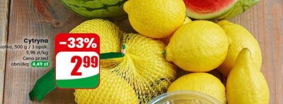 Cytryna siatka 500 g promocja w Dino