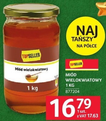 Miód wielokwiatowy Trepella 1kg promocja w Selgros