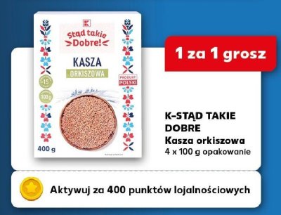 Kasza orkiszowa promocja w Kaufland