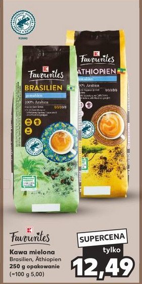 Kawa athiopien K-classic favourites promocja