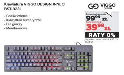 Klawiatura X-NEO BST-823L promocja w NEONET