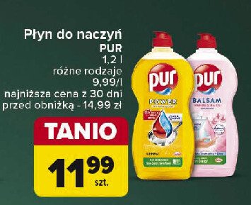 Balsam do naczyń dłonie i paznokcie Pur balsam promocja