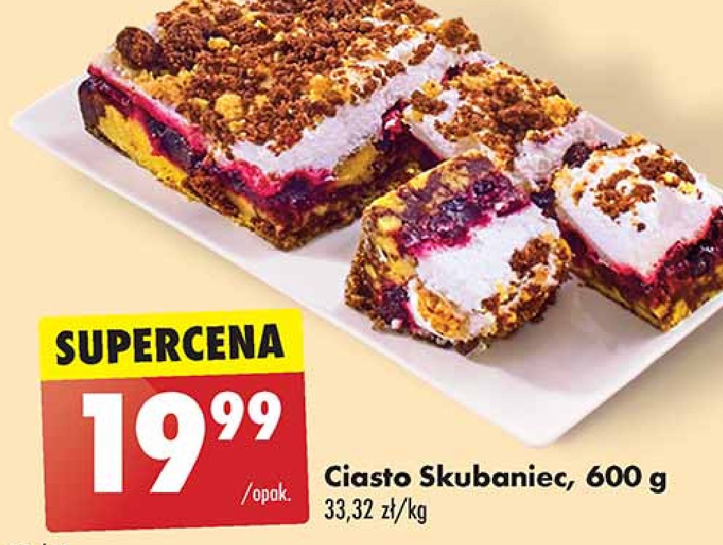 Ciasto skubaniec promocja