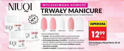 Żel budujący Niuqi Hard, 12 ml promocja w Biedronka