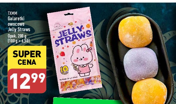 Galaretki owocowe Jelly straws promocja